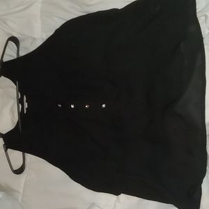 Black dressy tank